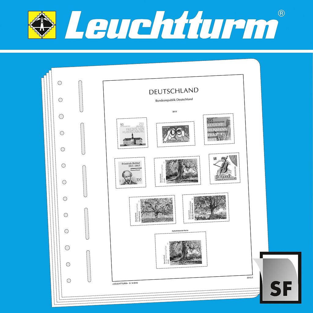 Leuchtturm SF feuilles complémentaires Berlin 1973