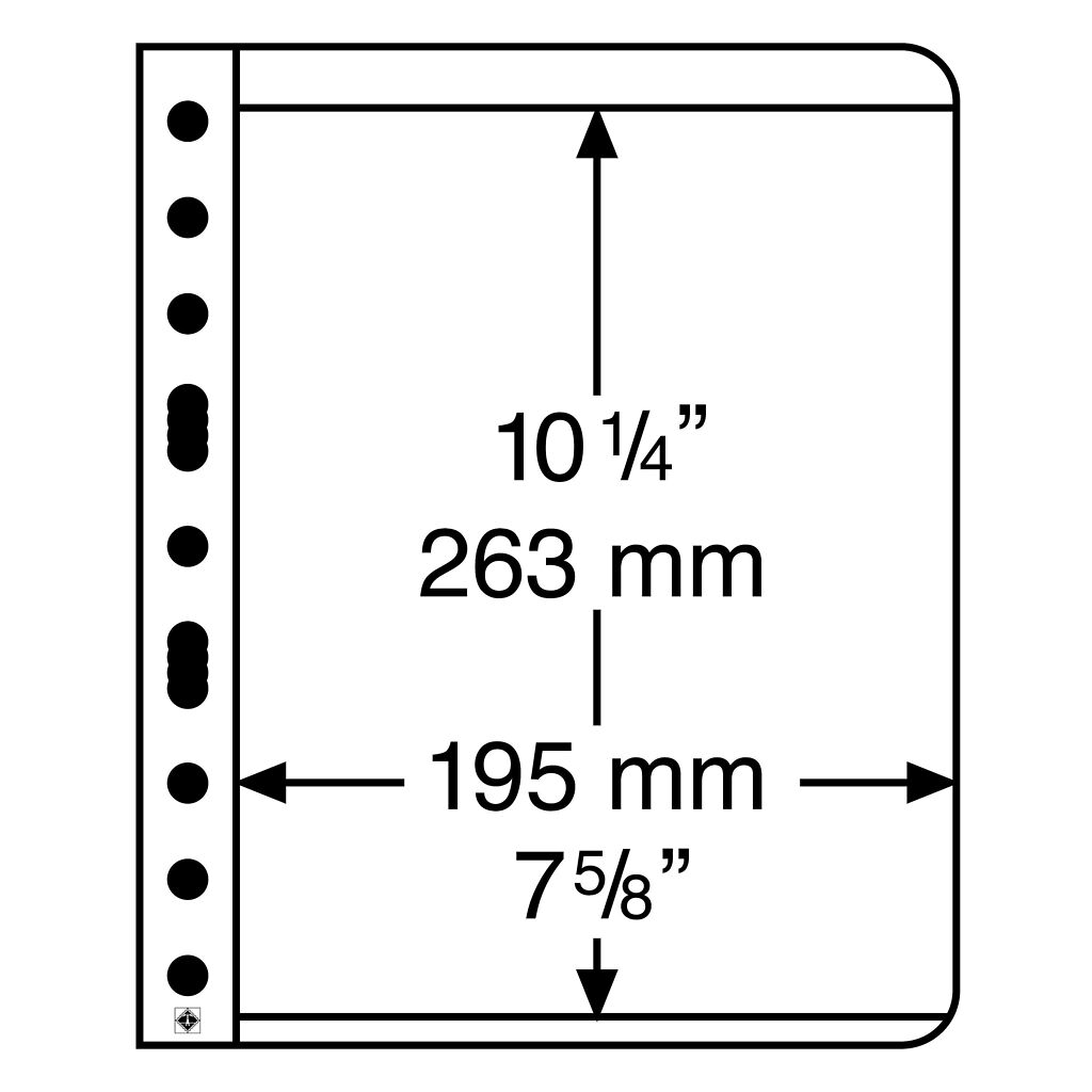 Pochettes plastiques Vario, 1 Compartiment, pellicule – Transparente