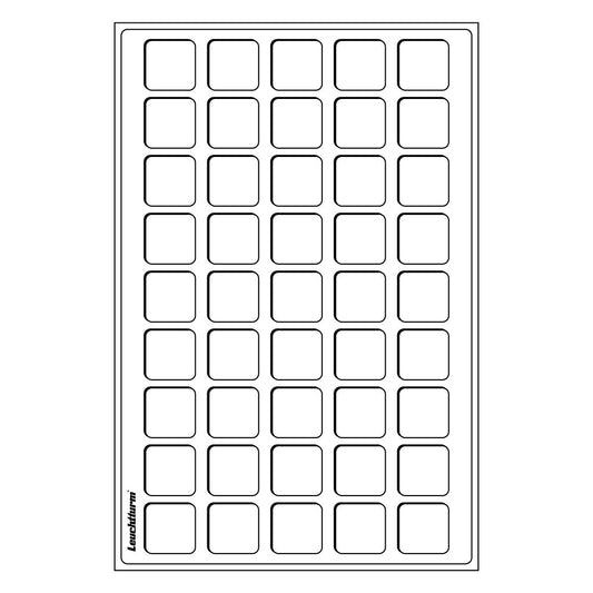 Tab plateaux L pour 45 pièces de monnaie jusqu'à 31 mm Ø, bleu