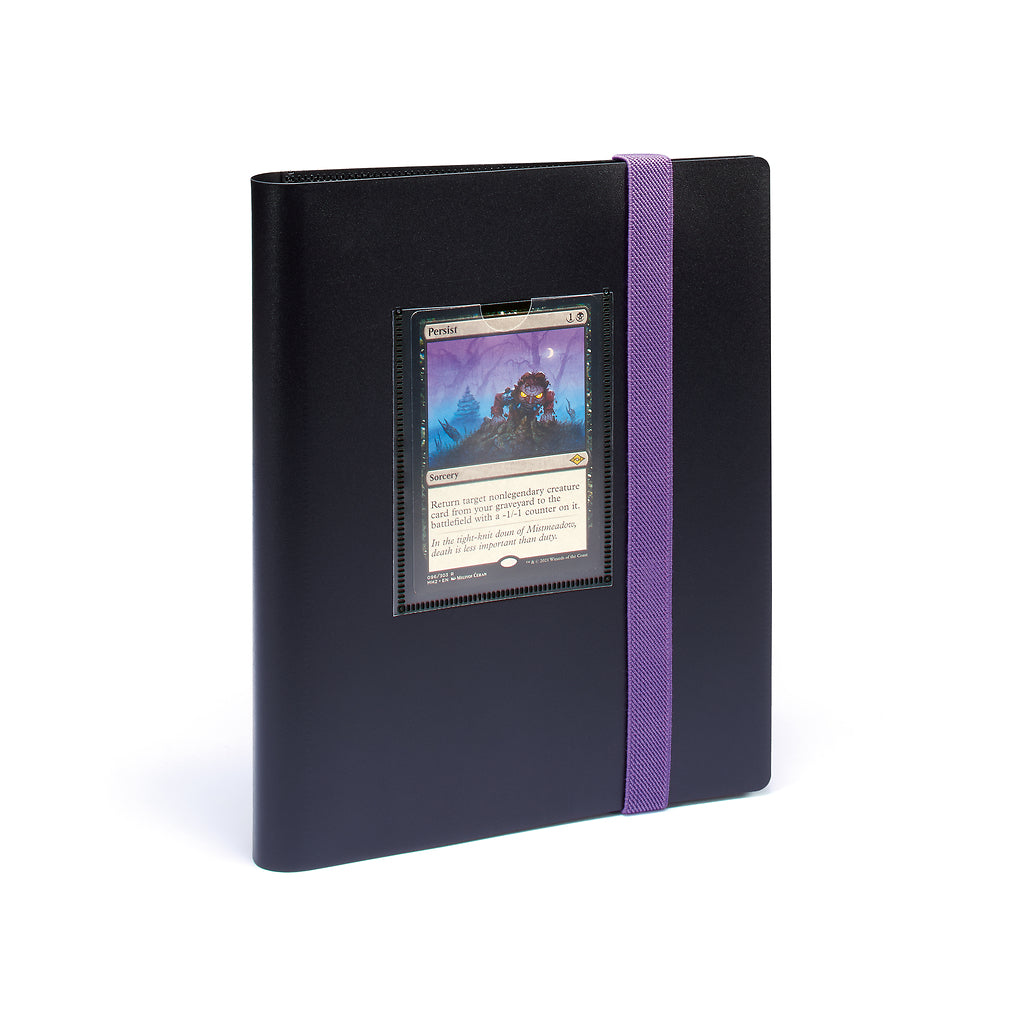TCG album Slim Small pour ranger jusqu‘à 160 Trading Cards – Noir