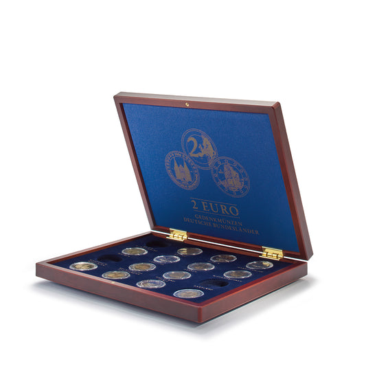 Volterra Uno - Coffret Numismatique pour 16x commémoratives de 2€ allemandes en capsules